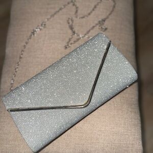 Glamorous Silver Evening Clutch